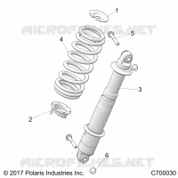 SUSPENSION TRASERA SHOCK MOUNTING