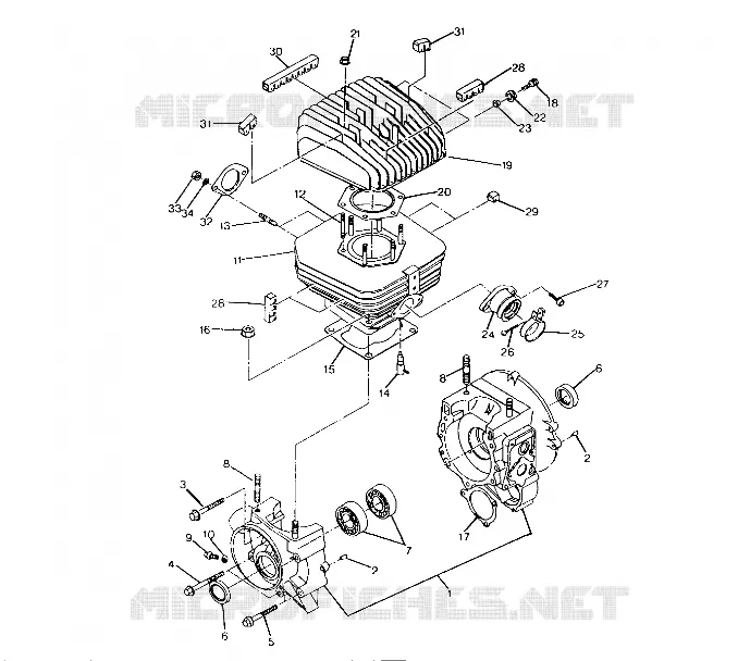 CAJA DEL CIGÜEÑAL AND CILINDRO 250 2X4 / W927527 (4922862286033A)