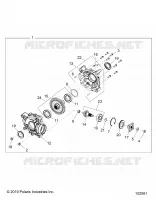 TREN, REAR GEARCASE INTERNALS