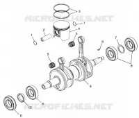 PISTÓN Y CIGÜEÑAL 700 RMK 0970966, 700 SKS 0970566 AND EUROPEAN 700 SKS (4938573857C009)