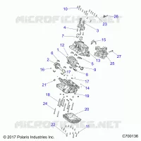 ENGINE, CRANKCASE AND CIGUEÑAL