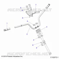 GOBIERNO, HANDLEBAR AND CLAMPS