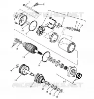 ARRANQUE DEL MOTOR MONTAJE  SLX 780 B954287 (4933953395C006)