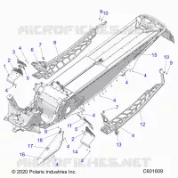 CHASSIS, PROTECCIÃ³N DEL EMBRAGUE, FOOTRESTS, AND RUNNINGBOARDS