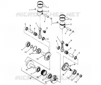 PISTÓN Y CIGÜEÑAL SPORT 0960443, SPORT TOURING 0960243  AND EUROPEAN SP (4932223222C013)