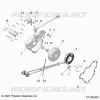 ENGINE, STATOR AND FLYRUEDA