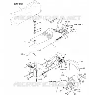 ASIENTO Y tanque de gas ASAMBLEA Storm 0950782, Storm SKS 0950582,  Euro Storm E9 (4929012901A008)