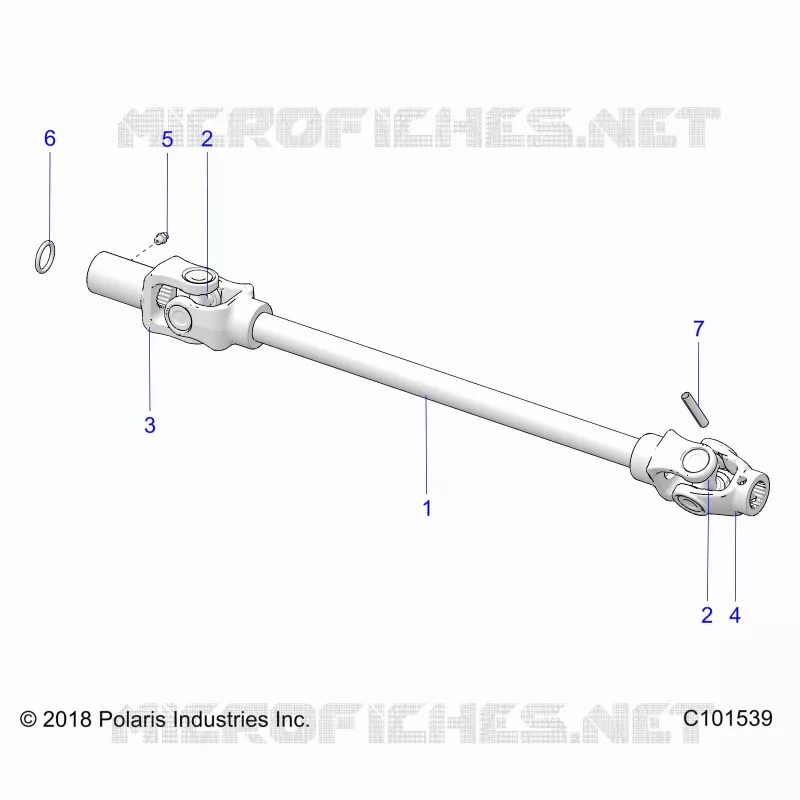 TREN, FRONT PROP SHAFT