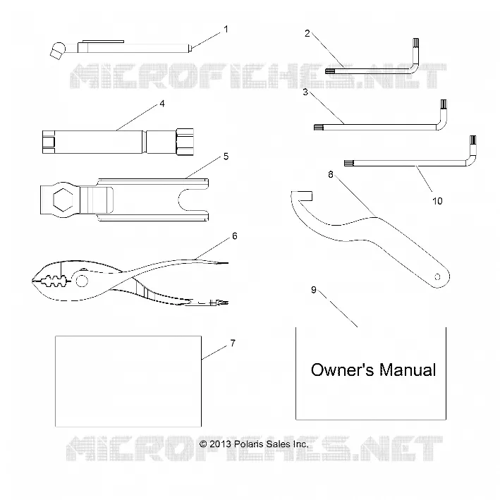EL MANUAL DEL PROPIETARIO AND KIT DE HERRAMIENTA