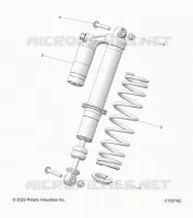 SUSPENSION, CHOQUE FRONTAL MOUNTING