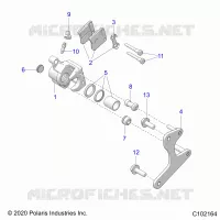 BRAKES, PINZA FRENO TRASEIRA