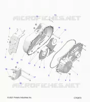 TREN, CLUTCH COVER ASM.- G24G5W99A/99B (C702872)