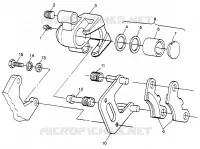 FRONT FRENO SPORTSMAN 500 W969244 (4936093609B007)