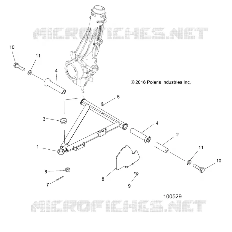 SUSPENSION, A-ARM AND PUNTAL MOUNTING