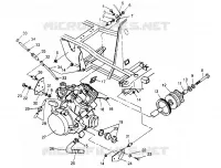 MONTAJE DEL MOTOR  2x4 400L W957540 (4930093009A009)