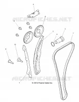 LA CADENA DE LEVAS AND TENSIONER