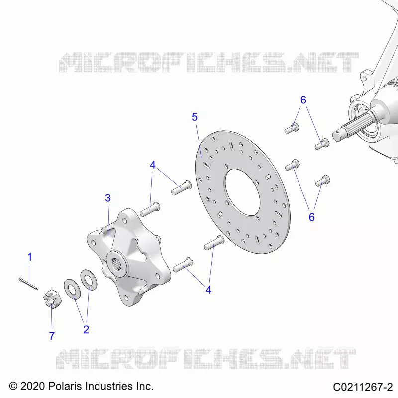 SUSPENSIÃ“N DELANTERA HUB AND BRAKE DISC