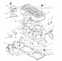 CILINDRO 500 CARB 0962764, 500 CARB SKS 0962564,  EUROPEAN 500 CARB SKS E96 (4931873187C012)