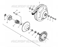 accionado de embrague 6X6 400L