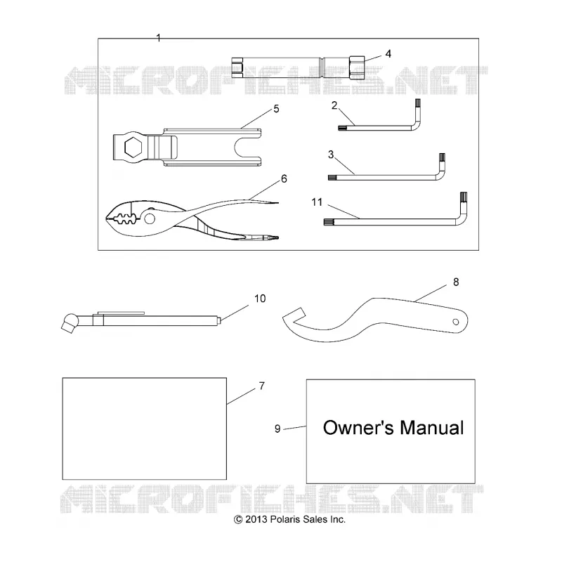 REFERENCES, KIT DE HERRAMIENTA and EL MANUAL DEL PROPIETARIO