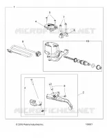 FRENO FRONTAL BRAKE LEVER AND MASTER CYLINDER