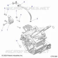 TREN, MAIN GEARCASE MOUNTING