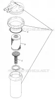 COMBUSTIBLE / SEPARADOR DE AGUA SL 700 B974071, Intl. SL 700 I974071, SL 700 Deluxe B9 (4940874087C014)