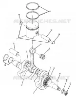 CIGUEÑAL AND PISTON ASSEMBLY (4917741774037A)