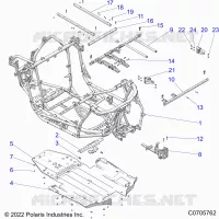 CHASSIS, MAIN FRAME AND ESQUÃD PLATES