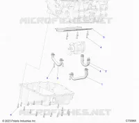 MOTOR, OIL TUBES