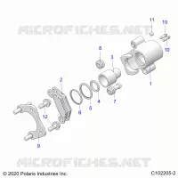 BRAKES, PINZA TRASERA
