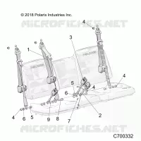 ASIENTO BELT AND MOUNTING