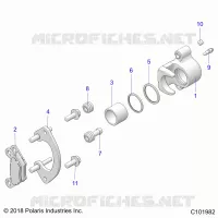BRAKES, PINZA TRASERA