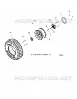 RUEDAS, FRONT TIRE AND BRAKE DISC