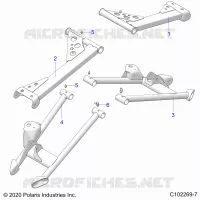 SUSPENSION TRASERA CONTROL ARMS