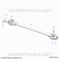 TREN, FRONT PROP SHAFT