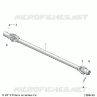 TREN, PROP SHAFT, FRONT