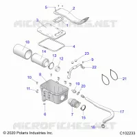 ENGINE, TOMA DE AIRE SYSTEM