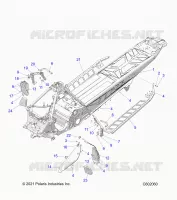 CHASSIS, PROTECCIÃ³N DEL EMBRAGUE, FOOTRESTS, AND RUNNING BOARDS