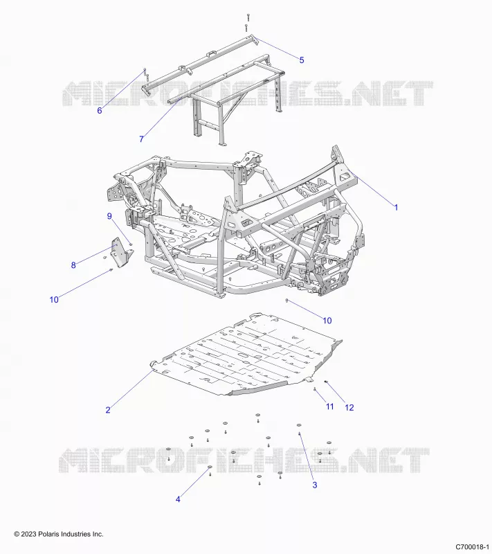 CHASSIS, MAIN FRAME AND ESQUÃD PLATES