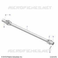 TREN, PROP SHAFT, FRONT