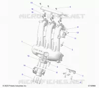 ENGINE, INTAKE MANIFOLD, CUERPO DE MARIPOSA, FUEL RAIL