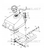 GASOLINA TANK Magnum 2X4 W967544 (4936033603A011)