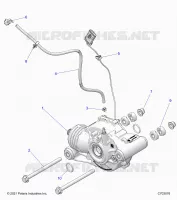 TREN, FRONT GEARCASE MOUNTING