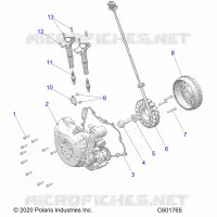 ELECTRICA, IGNITION SYSTEM, W/STATOR COVER