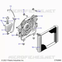 ENGINE, SISTEMA DE REFRIGERACIÃ“N, RADIATOR, FAN & OVERFLOW BOTTLE