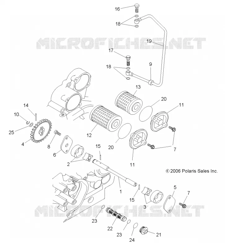 MOTOR, OIL SYSTEM and BOMBA DE ACEITE