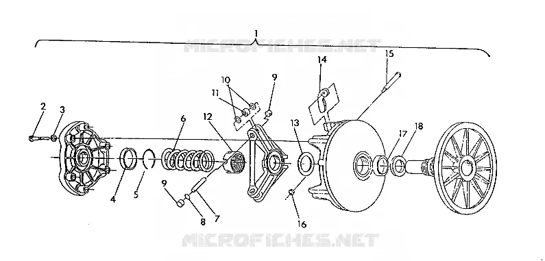 Embrague   RXL/RXL SKS (4921322132029A)