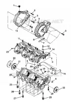 CAJA DEL CIGÜEÑAL ASSEMBLY SL 750 / B934070 (4924752475022A)
