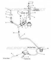 SISTEMA DE COMBUSTIBLE SL 650 B954058 (4930483048A010)